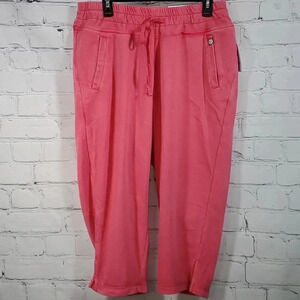 Lane Bryant‎ Livi Pink Capri Sweatpants Womens Size 14/16 NWT Activewear Joggers